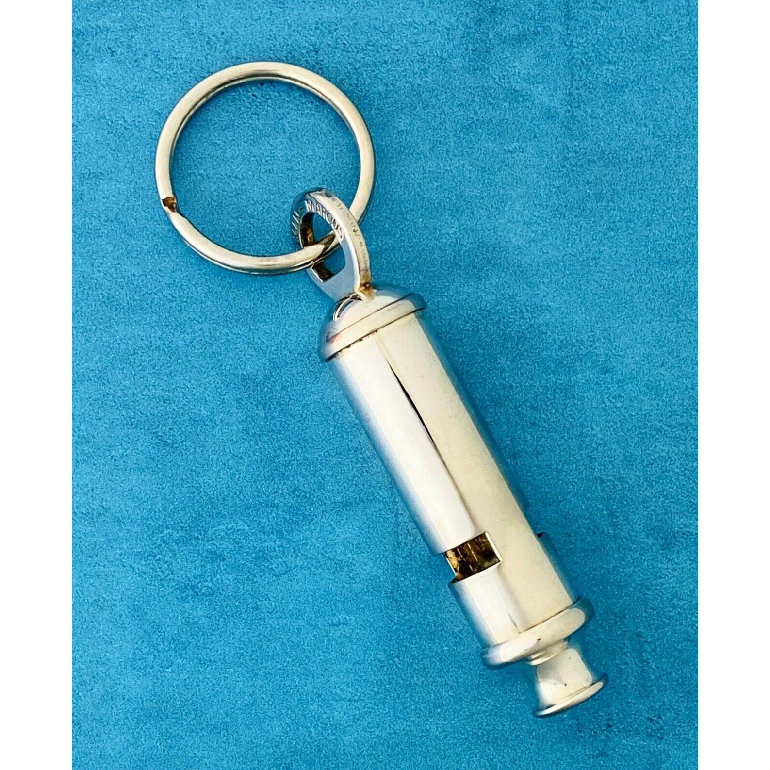 Neiman Marcus Chrome Silver Metallic Key Holder